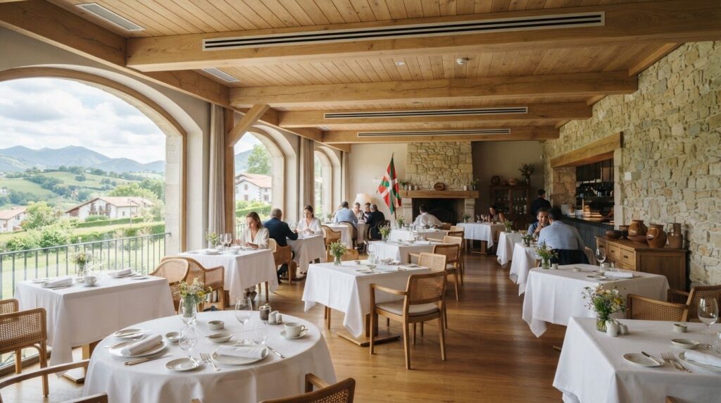 Illustration : salle de restaurant climatisée